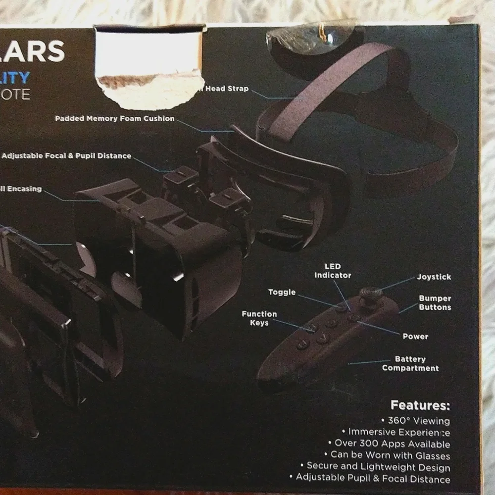 By HYPE Cynoculars Virtual Reality Headset & Remote - As seen on TV